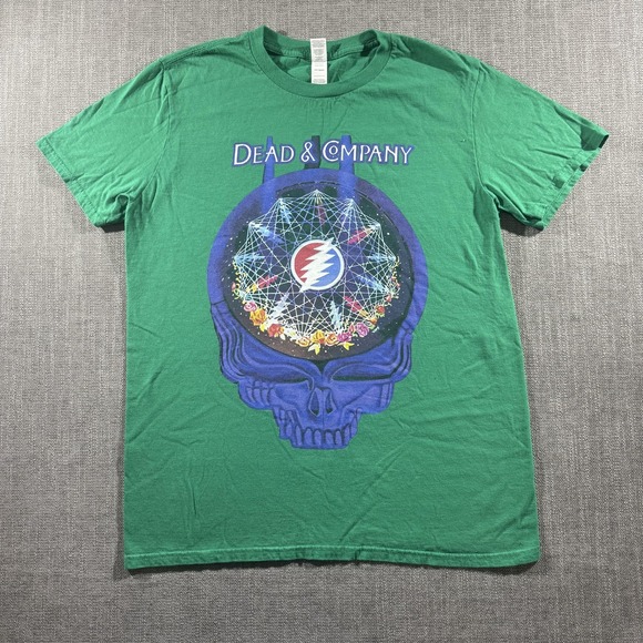 Anvil Other - Dead & Company Shirt Mens Medium Skull Stealie Graphic Band Tee Concert Tour